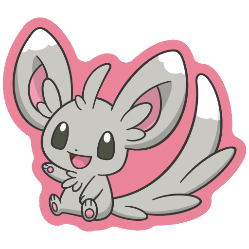 sticker flair minccino 0572