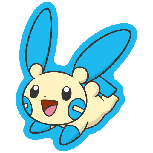 sticker flair minun 0312