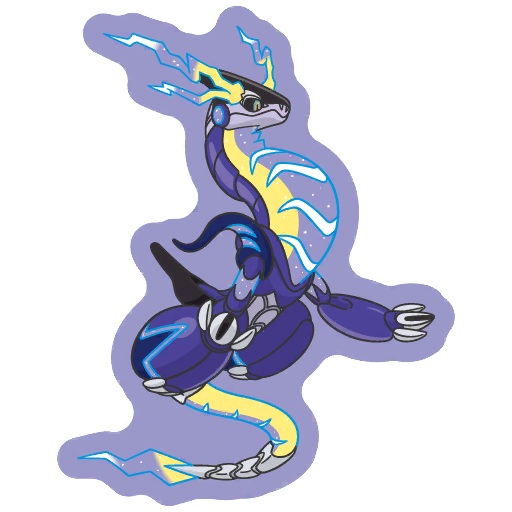 sticker flair miraidon 1008