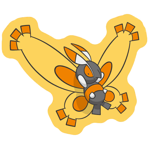 sticker flair mothim 0414