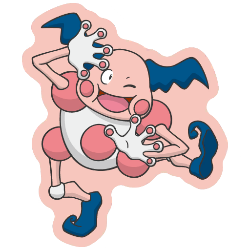 sticker flair mr mime 0122