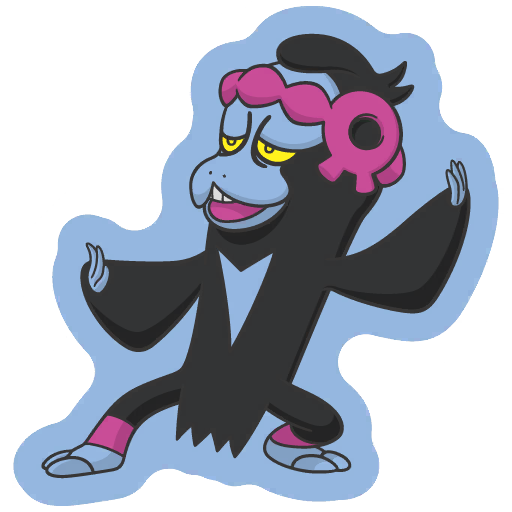 sticker flair munkidori 1015