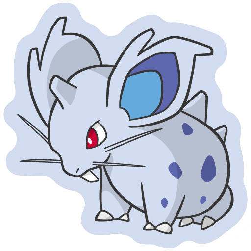sticker flair nidoran female 0029