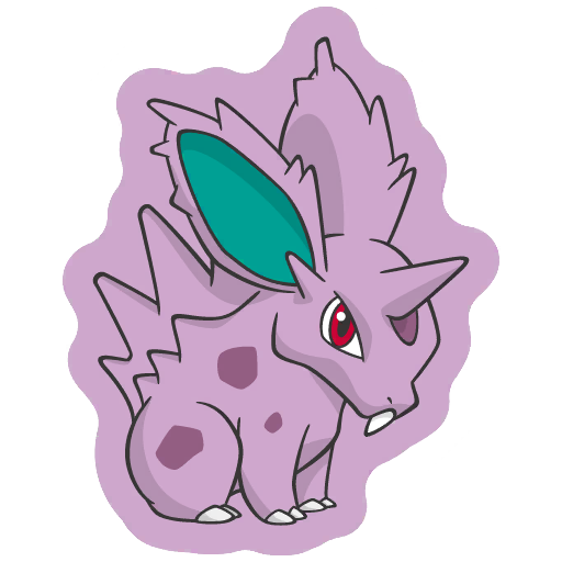 sticker flair nidoran male 0032
