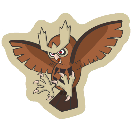 sticker flair noctowl 0164