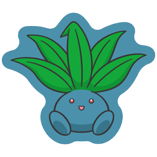 sticker flair oddish 0043