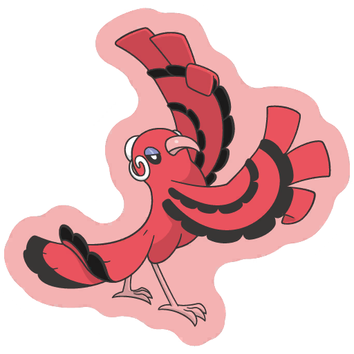sticker flair oricorio 0741
