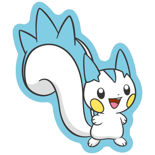 sticker flair pachirisu 0417