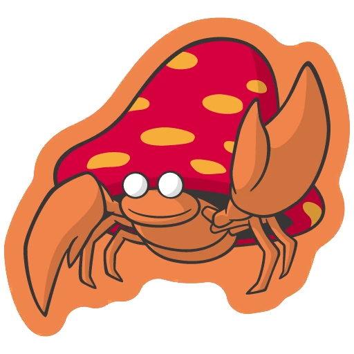 sticker flair parasect 0047