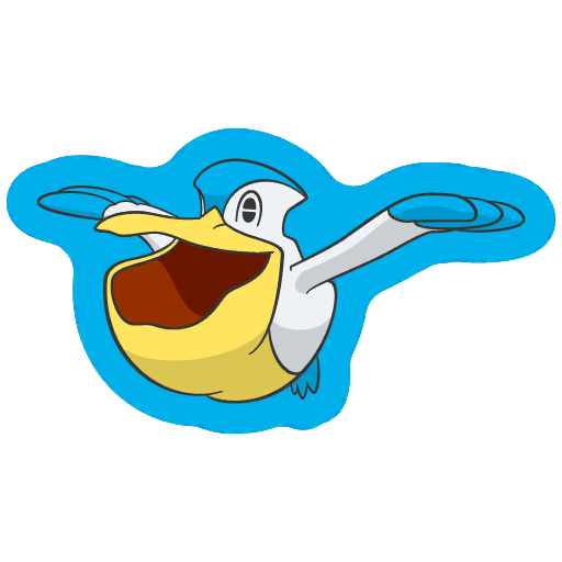 sticker flair pelipper 0279