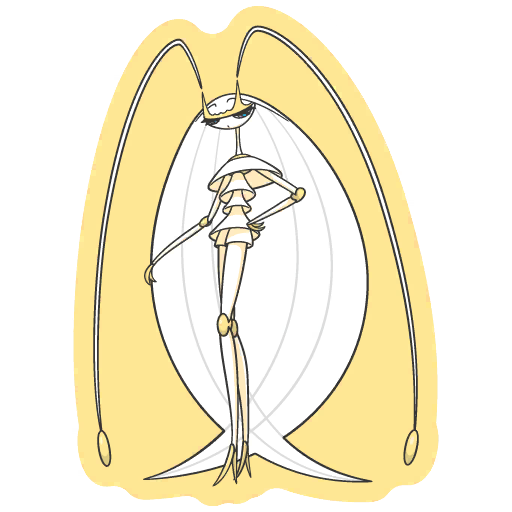 sticker flair pheromosa 0795