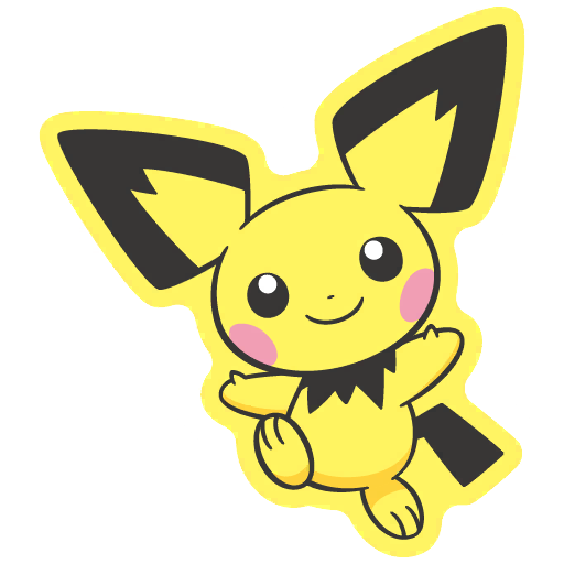sticker flair pichu 0172