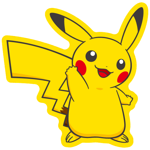 sticker flair pikachu 0025