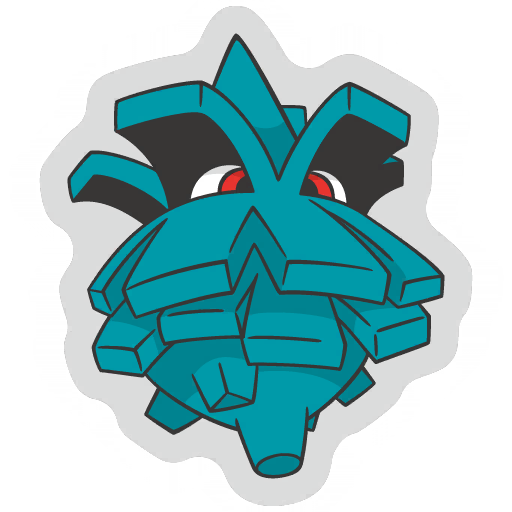 sticker flair pineco 0204