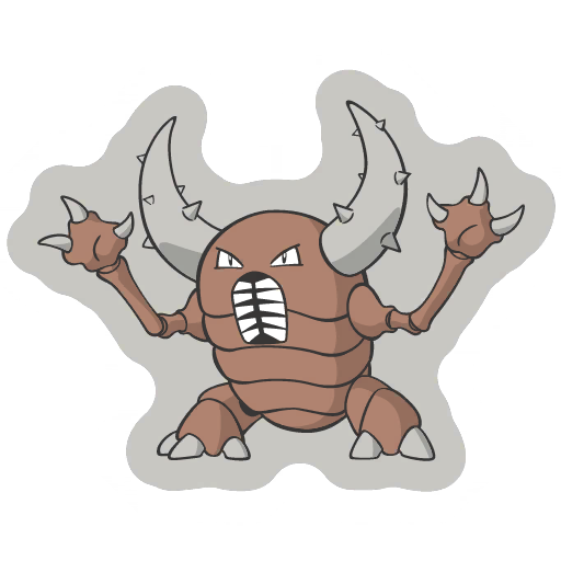 sticker flair pinsir 0127