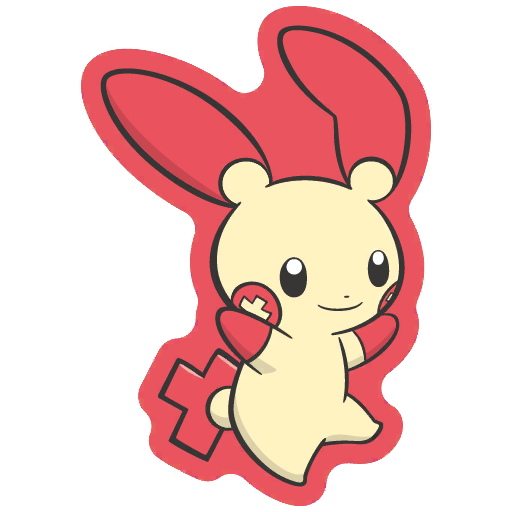 sticker flair plusle 0311