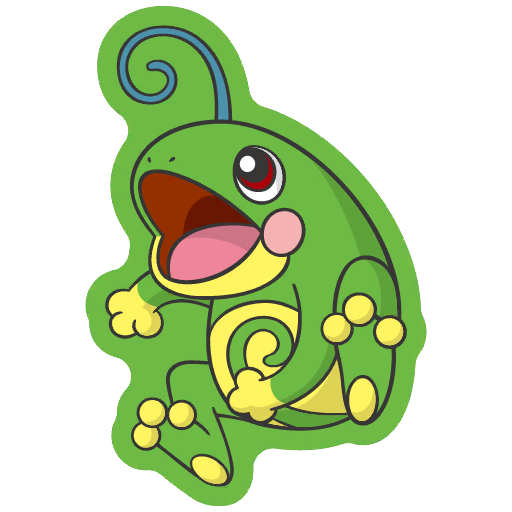 sticker flair politoed 0186