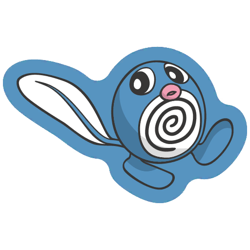 sticker flair poliwag 0060