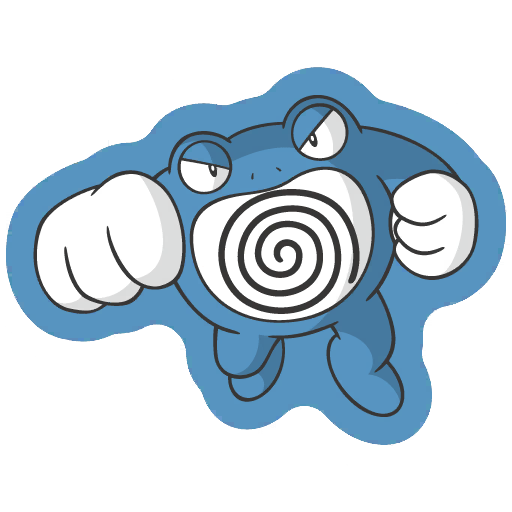 sticker flair poliwrath 0062