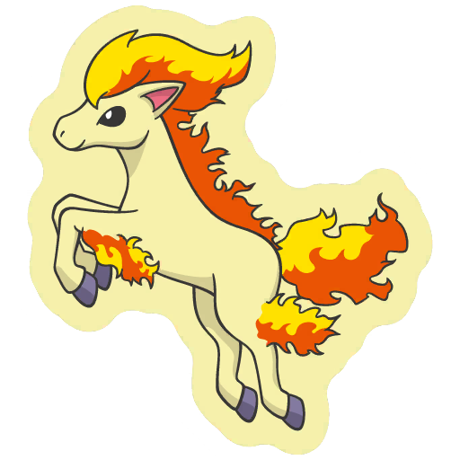 sticker flair ponyta 0077