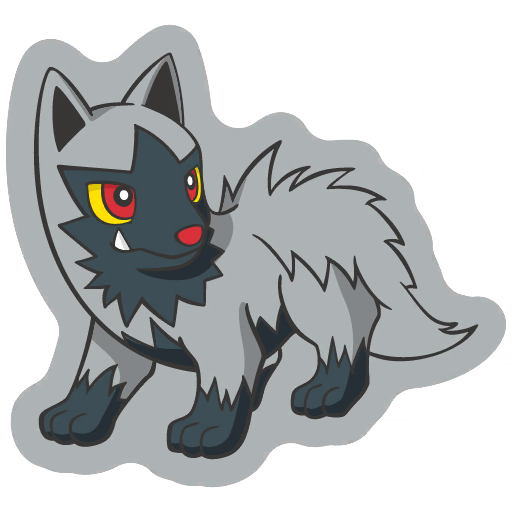 sticker flair poochyena 0261