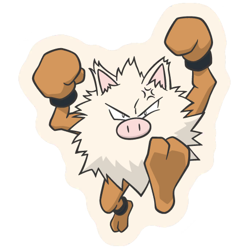 sticker flair primeape 0057