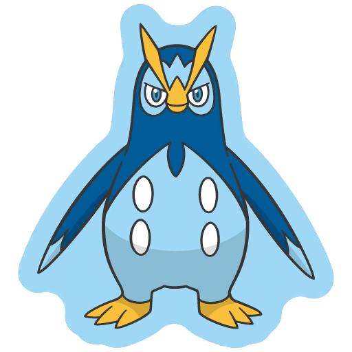 sticker flair prinplup 0394