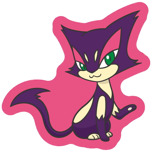 sticker flair purrloin 0509