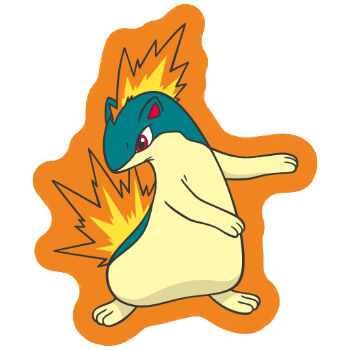 sticker flair quilava 0156