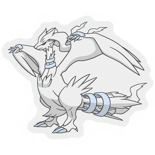 sticker flair reshiram 0643