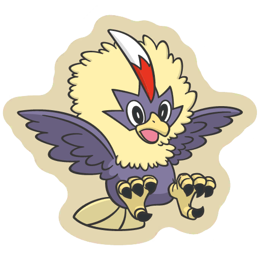 sticker flair rufflet 0627