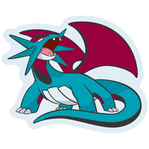 sticker flair salamence 0373