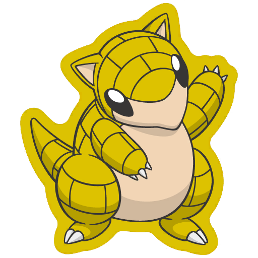 sticker flair sandshrew 0027