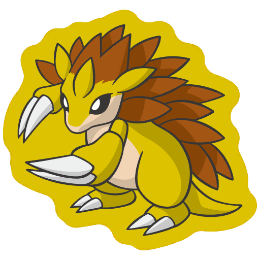 sticker flair sandslash 0028