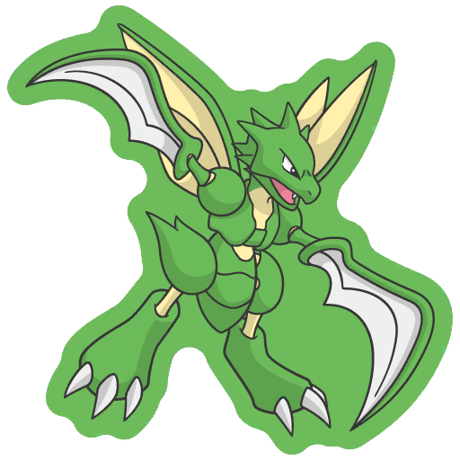 sticker flair scyther 0123