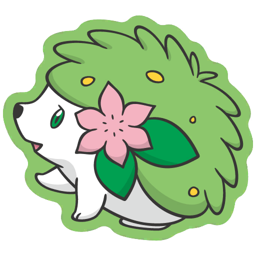 sticker flair shaymin 0492