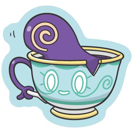 sticker flair sinistea 0854