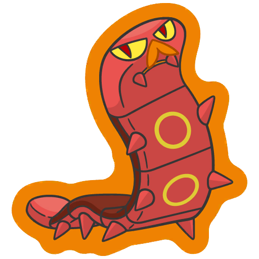 sticker flair sizzlipede 0850