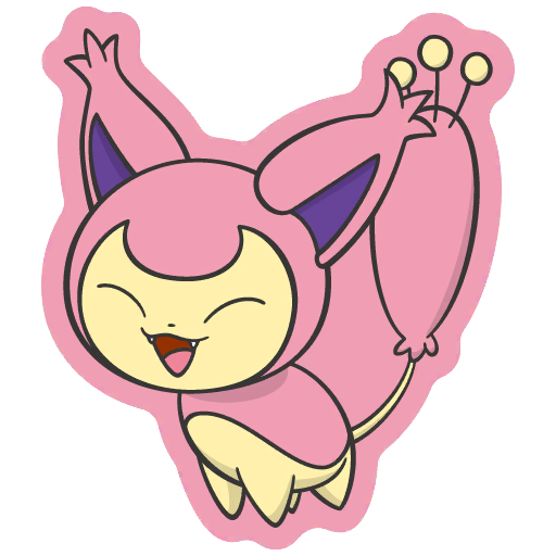 sticker flair skitty 0300