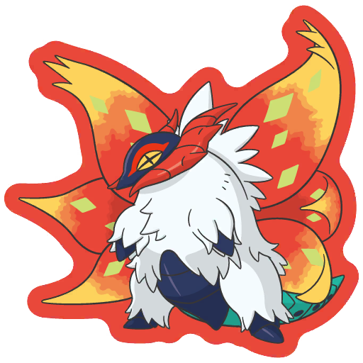 sticker flair slither wing 0988