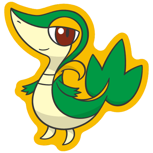 sticker flair snivy 0495