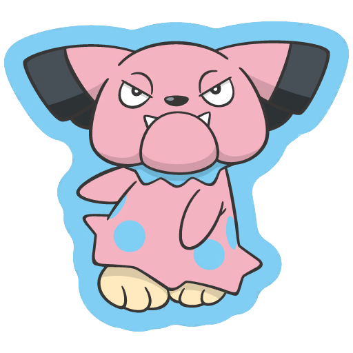 sticker flair snubbull 0209