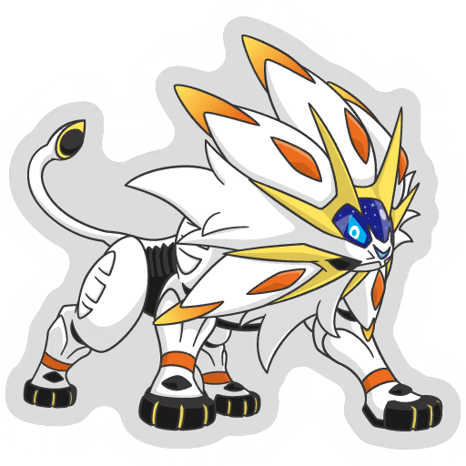 sticker flair solgaleo 0791