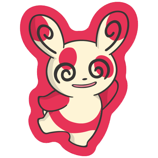 sticker flair spinda 0327