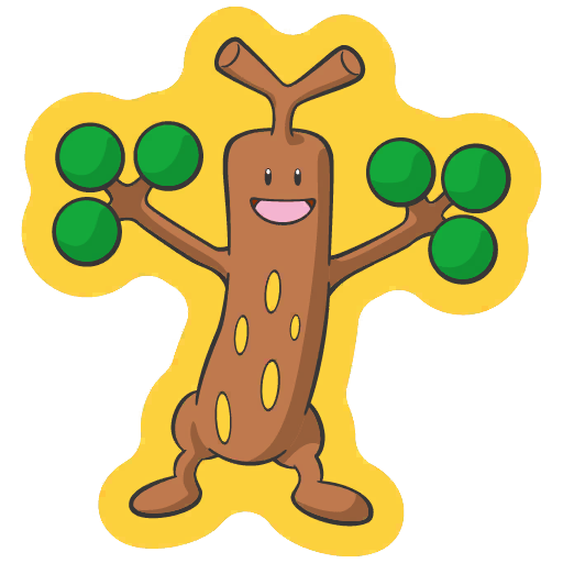 sticker flair sudowoodo 0185