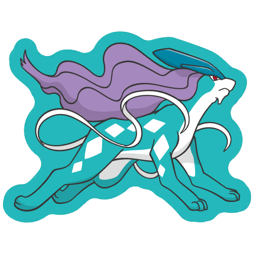 sticker flair suicune 0245