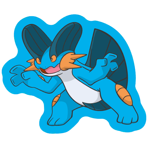 sticker flair swampert 0260