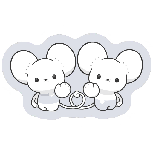 sticker flair tandemaus 0924