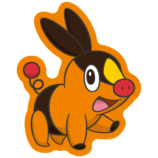 sticker flair tepig 0498