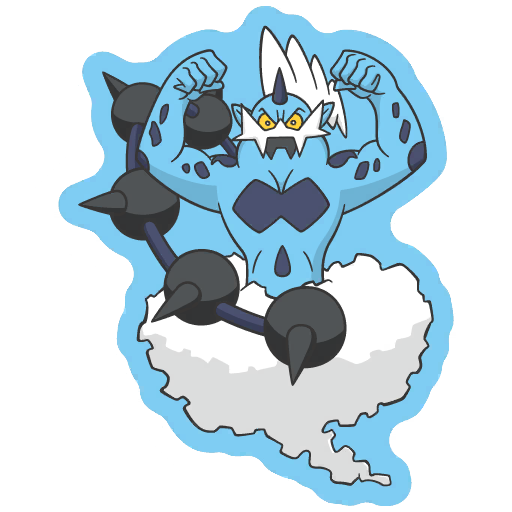 sticker flair thundurus 0642